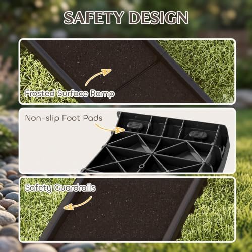 PawHut Folding Dog Ramp, 61 Inches Portable Pet Ramp - Image 6