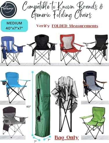 40"x7"x7" Replacement Bag for Folding Camping Chair, Camp Chairs, Yoga Mat - Image 4