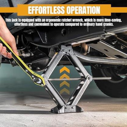 Hovom Scissor Jack for Car, 2 Ton Car Jack Kit - Image 6