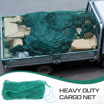 SATINIOR 9 x 15 ft Heavy Duty Cargo Net Truck Bed Network Cover - Image 5