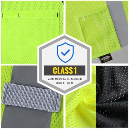 JKSafety Safety Vest for men women Hi Vis Vest - Image 4