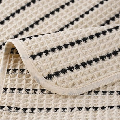 POLYTE 430 GSM Poly Blend Microfiber Quick Dry Waffle Hand Towel, 16x30 in - Image 5