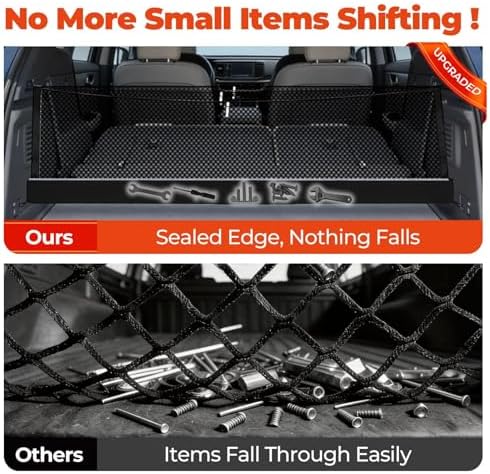 3-Layer Cargo Net for Kia Telluride 2020-2027, Zoned Storage Trunk Net - Image 5