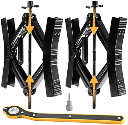 Camper Wheel Chock Stabilizer 2 Sets, Double Speed Heavy Duty Truck RV Tire by ProudPanda