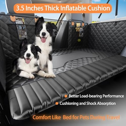 Truck Dog Seat Cover Back Seat Protector, Large Space Backseat Extender - Image 3