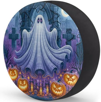 Halloween Spare Tire Cover Waterproof Dust-Proof Spare Wheel Covers - Image 2