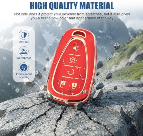 for Chevy Key Fob Cover, 5 Buttons TPU Key Cover - Image 3