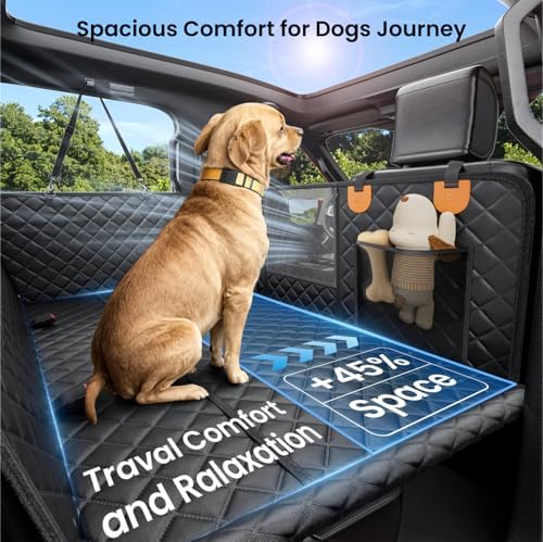 REEVAA Dog Truck Seat Cover for Back Seat, Hard Bottom - Image 3