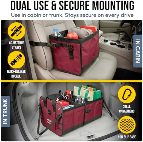 Large Modular Collapsible Car Trunk Organizer - Image 5