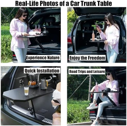 Foldable trunk table designed to fit in the trunks of most sedans and SUV - Image 3