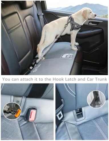 AUBELL Dog Seat Belt for Car, 2 Pack Set 3-in-1 Dog Car Harness - Image 2