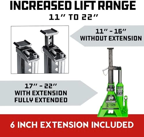 POWERBUILT 3 Ton All-in-One Hydraulic Bottle Jack and Jackstand in One - Image 5