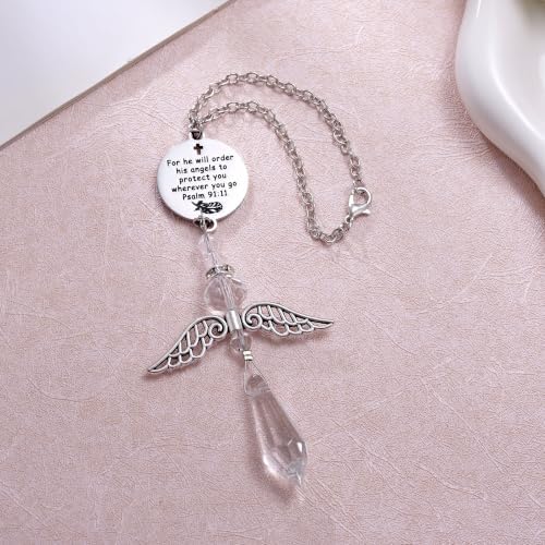 Psalm 91:11 Guardian Angel Car Charm - Image 3