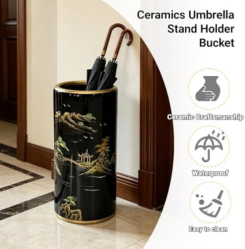 Ceramic Umbrella Stand Umbrella Holder - Image 2