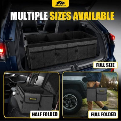 MIKKUPPA Trunk Organizer with Lid - 95L Collapsible Car Organizer - Image 4