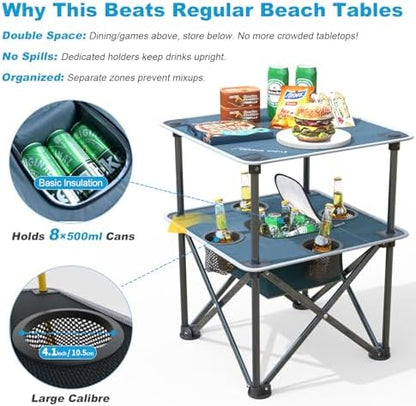 Folding Beach Table, Camping Table - Image 6