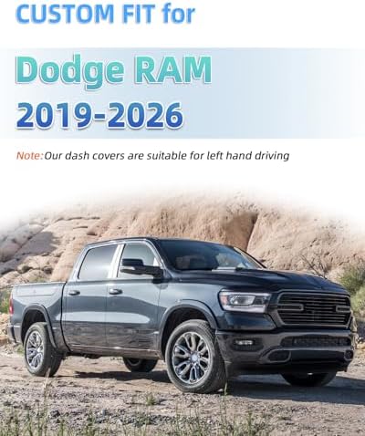 SKYLOTEC Dash Cover for Dodge RAM 1500 2019-2026 Dashboard Mat - Image 2