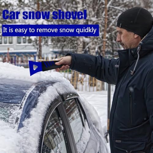 Ice Scraper for Car Windshield, Auto Freezer Shovel Defroster, Universal Fit - Image 4
