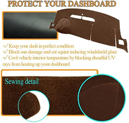 Yiz Dash Cover Mat for 2007-2014 Chevy Tahoe, GMC Yukon/Yukon XL Y24 - Image 6