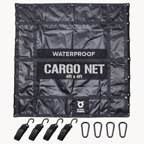 Waterproof Truck Bed Tarp Cover – Heavy Duty Cargo Net & Tarp by BlackTaurus