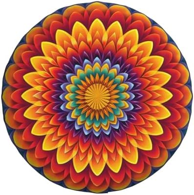 Mandala Spare Tire Cover Weatherproof Universal Wheel Protectors Wheel Covers - Image 2