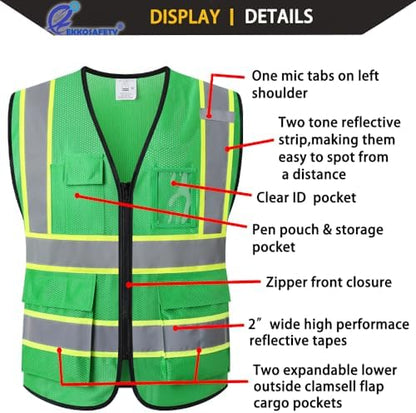 Hi Vis Reflective Safety Vest for Men Women - Image 3
