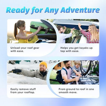 Car Door Latch Step for Roof Access, Aluminum Hook Doorsteps Universal Fit for - Image 5