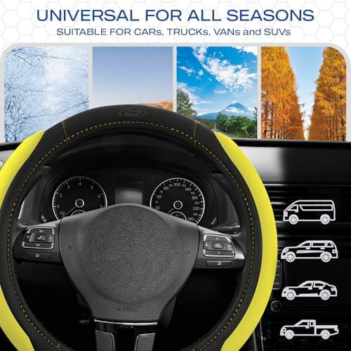 Skechers Steering Wheel Cover, Memory Foam Car Steering Wheel Cover, - Image 6