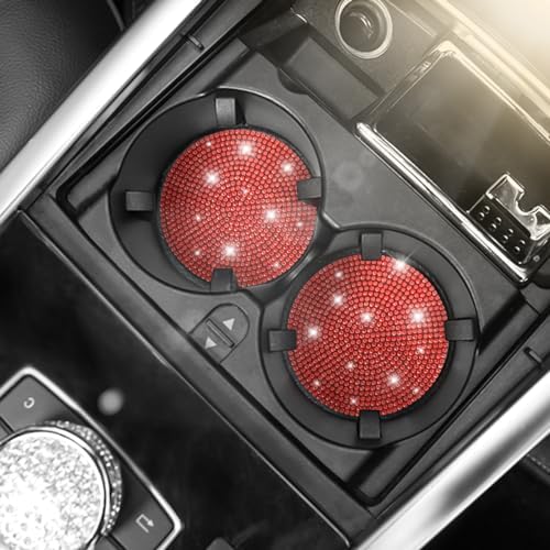 Osilly 2PCS 2.75 Inch Rhinestone Cup Holder Coasters - Image 6