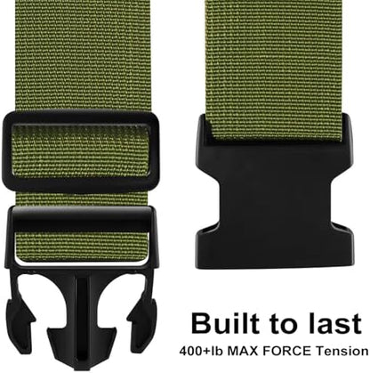 Luggage Straps for Suitcases TSA Approved-2 Pack Bright Personalized Luggage - Image 2