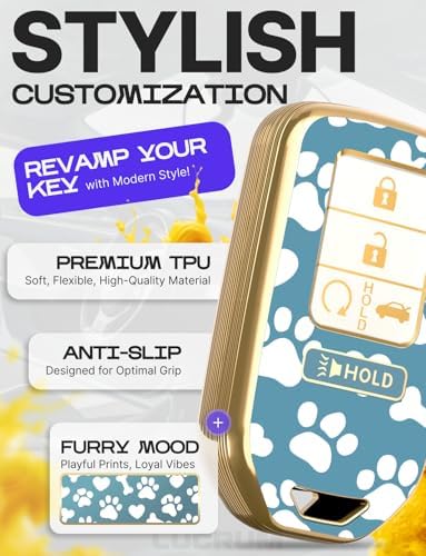 Lucrum Compatible with Honda Key Fob Cover & Keychain - Image 3