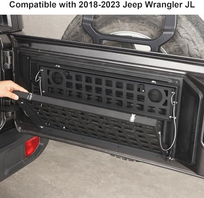 CheroCar for Jeep JL Tailgate Table Rear Foldable Cargo Shelf Aluminum Alloy - Image 6