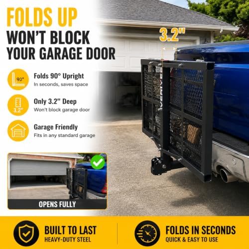 Hitch Cargo Carrier 60" x 24" for SUV, Truck & Jeep - Image 5