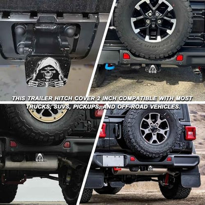 2" Trailer Hitch Cover Rubber Receiver Tube Cap Trailer Hitch Covers - Image 5