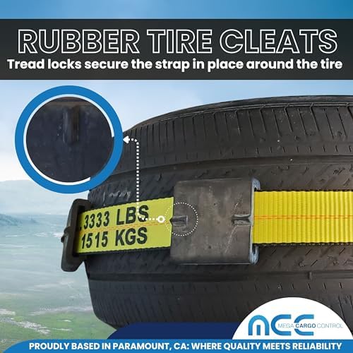 1PK Rubber Tire Cleats Tie Down Blocks - Image 4