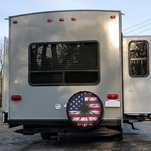 Delerain USA Flag Flower Spare Tire Covers - Image 6