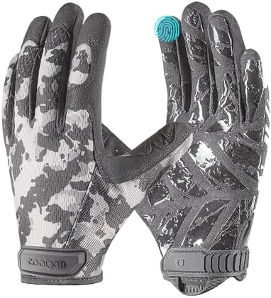COOLJOB Mechanic Safety Work Gloves, Enhanced Anti-Slip Grip Tactical Gloves by COOLJOB