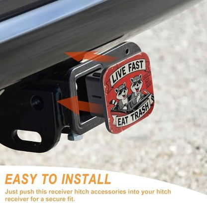 2" Trailer Hitch Cover Rubber Receiver Tube Cap Trailer Hitch Covers - Image 4