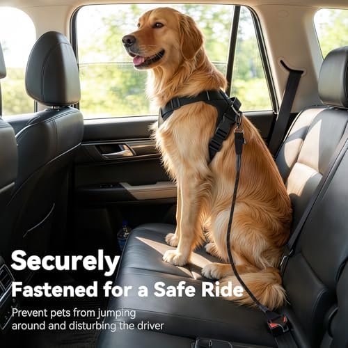 2Pcs Universal Dog Seat Belt for Car, Dog Car Seatbelt - Image 6