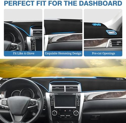 FIILINES Dash Cover for 2012-2017 Toyota Camry XV50, Dashboard Mat Exact Fit - Image 4