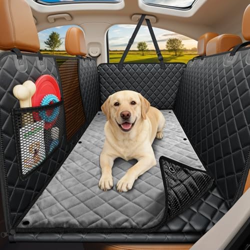 URPOWER Hard Bottom Dog Car Seat Cover, Back Seat Extender by URPOWER