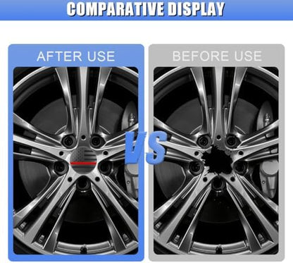 4PCS 56mm American Flag Wheel Hub Center Cap Sticker - Image 5
