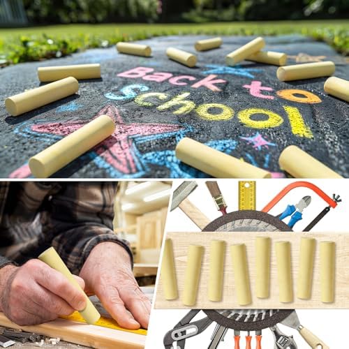 Affrolling 72 Pack Railroad Crayon Chalk Roof Mark Chalk Bulk - Image 6
