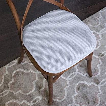 Sweet Home Collection Cushion Memory Foam Chair Pads Honeycomb Nonslip Back - Image 5
