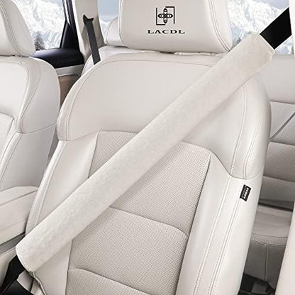LACDL Extra Long Seatbelt Covers Super Soft Furry - Image 2
