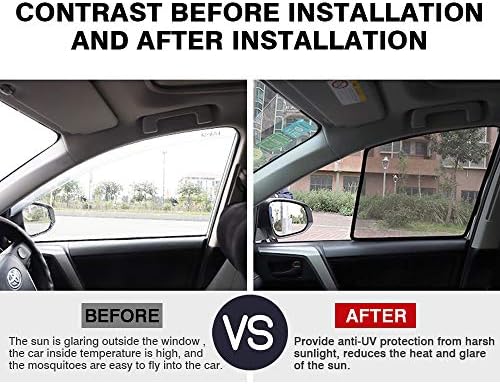 Powerty Window Sun Shade for 2013-2018 Toyota RAV4 Accessories -Upgrade Double - Image 3
