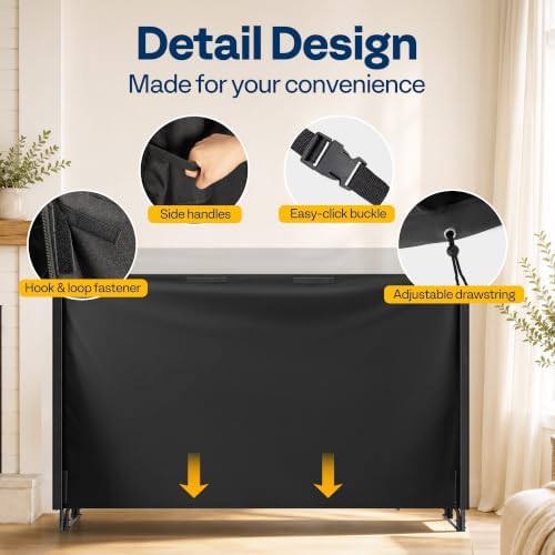 VIVOHOME 6ft Waterproof Outdoor Firewood Log Rack Cover - Image 4