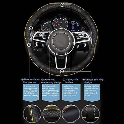 Gomass Car Steering Wheel Cover, Breathable, Heavy Duty, Full Surround - Image 5