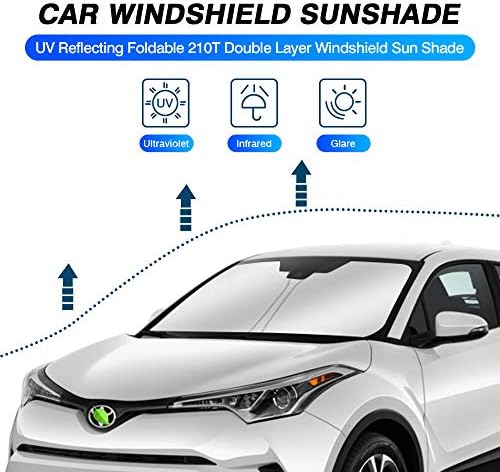 KUST Windshield Sun Shade for Toyota CHR 2018-2023 CH-R Window Accessories Sun - Image 2