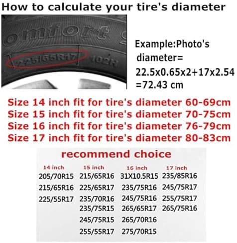 Tire Cover American Flag Portable Universal Spare Wheel Tire Cover - Image 6